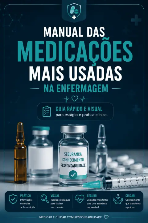 Capa do Manual das Medicações Mais Usadas